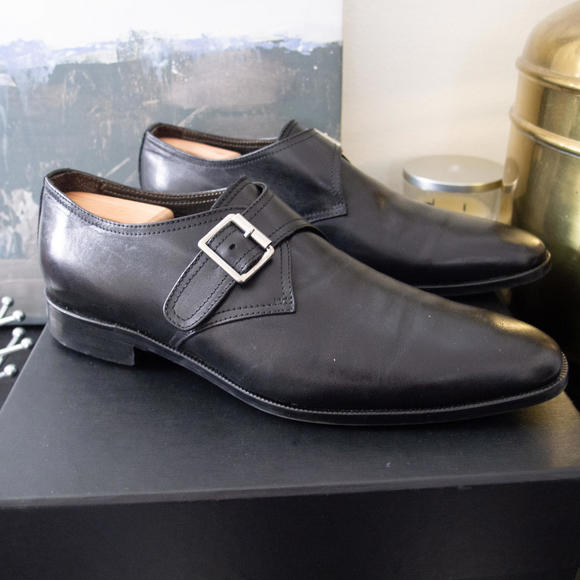 To Boot New York Single Monk Strap Dress Shoes - Picture 4 of 7